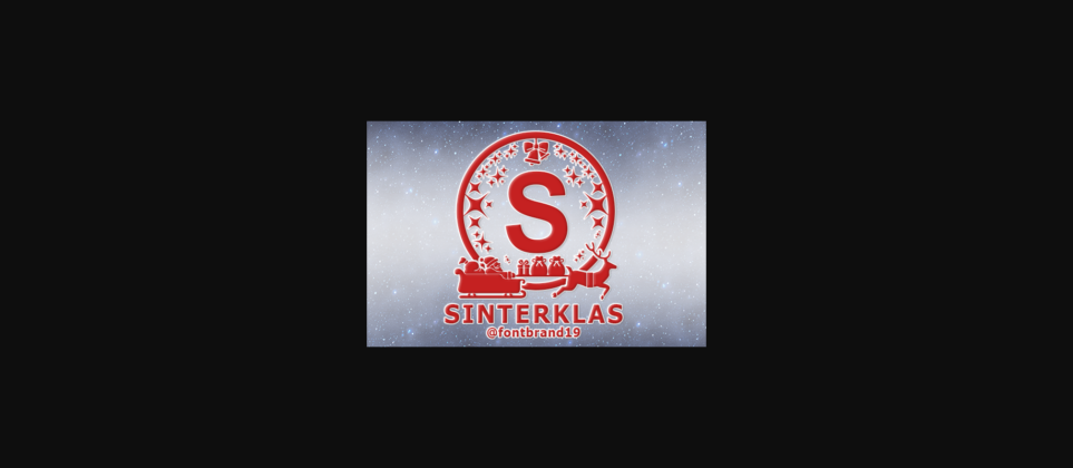 Sinterklas Font Poster 3