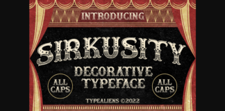 Sirkusity Font Poster 1