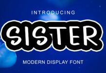 Sister Font Poster 1