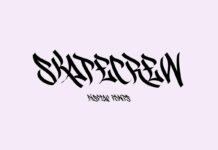 Skatecrew Font Poster 1