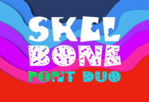 Skel Bone Duo Font Poster 1