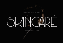 Skincare Font Poster 1