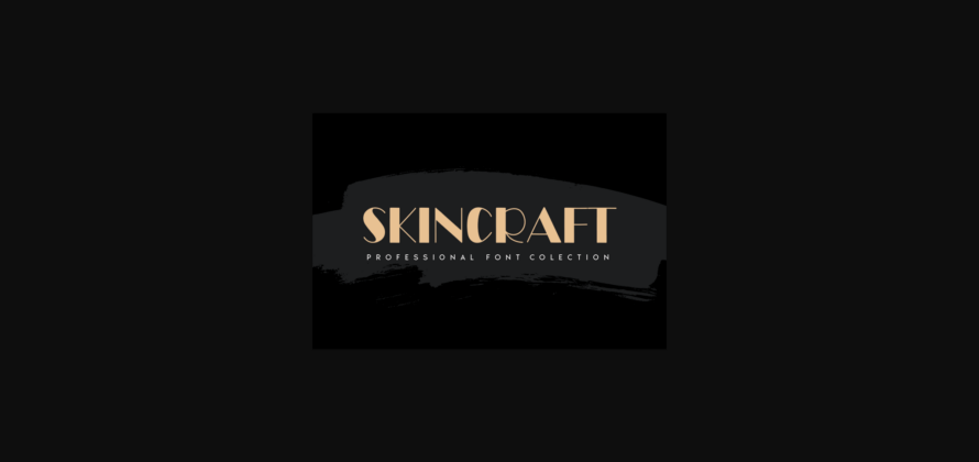 Skincraft Font Poster 3