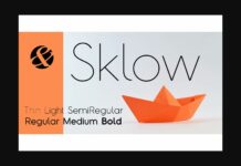 Sklow Font Poster 1