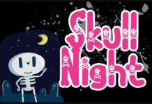 Skull Night Font Poster 1