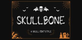 SkullBone Font Poster 1