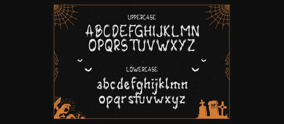 SkullBone Font Poster 4