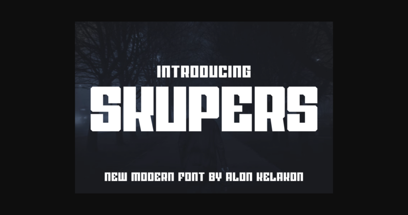 Skupers Font Poster 3