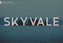 Skyvale Font Poster 1