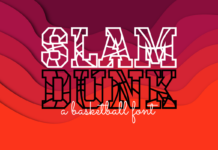 Slam Dunk Font Poster 1