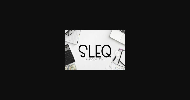 Sleq Font Poster 3