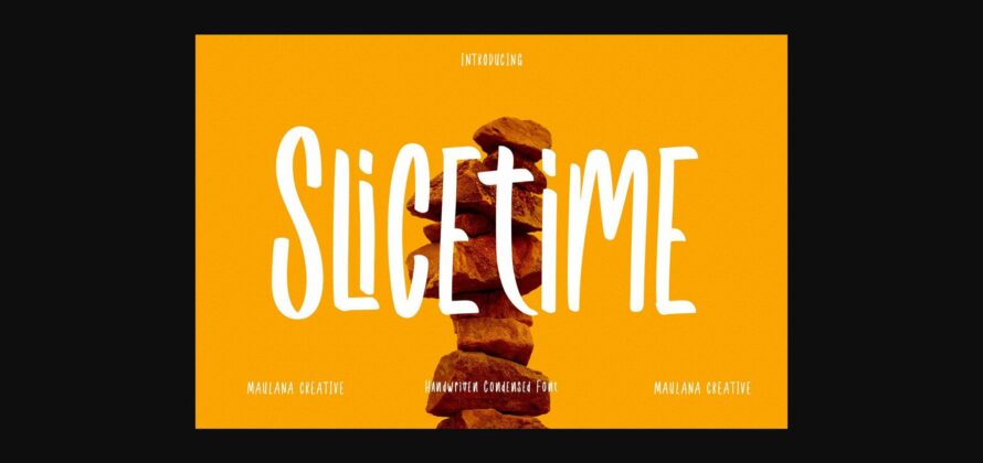 Slicetime Font Poster 1