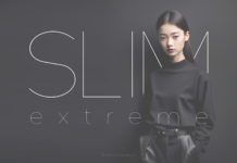 Slim Extreme Font Poster 1