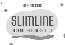 Slimline Font Poster 1