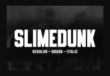 Slimedunk Font Poster 1