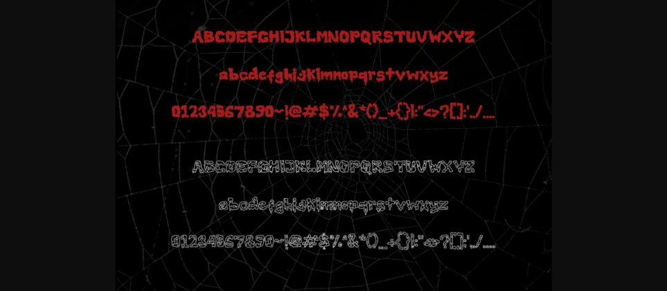 Slimespooky Font Poster 7