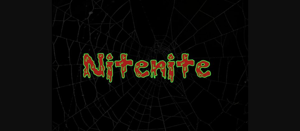 Slimespooky Font Poster 8