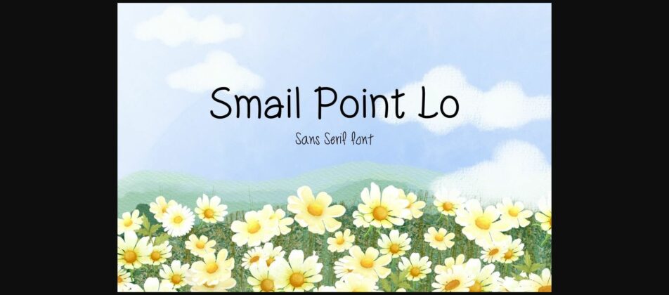 Smail Point Lo Font Poster 3