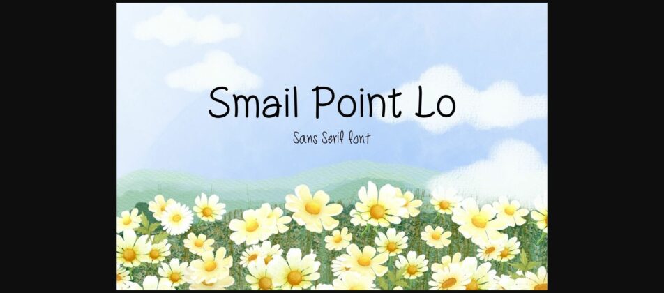 Smail Point Lo Font Poster 1