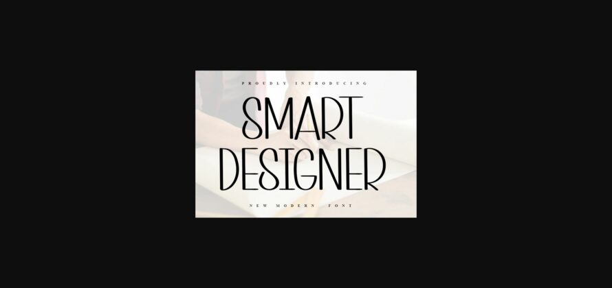 Smart Designer Font Poster 3