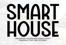 Smart House Font Poster 1