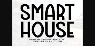 Smart House Font Poster 1