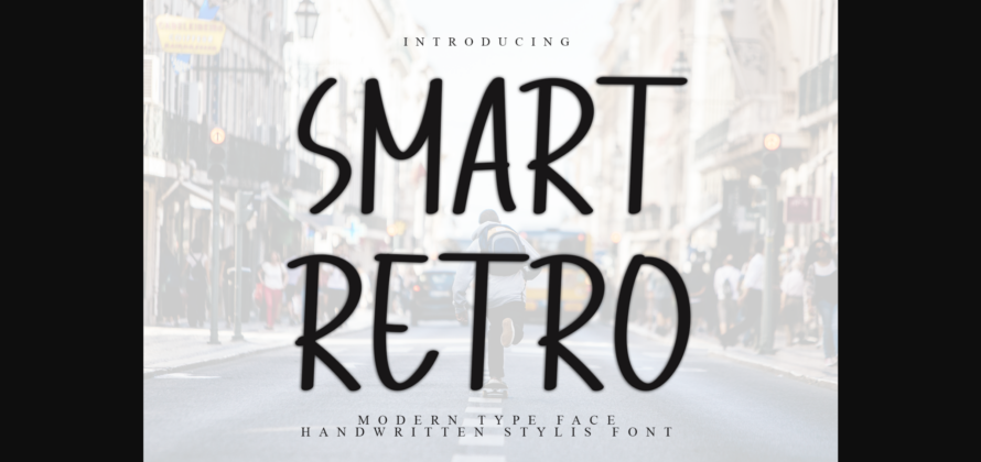 Smart Retro Font Poster 3