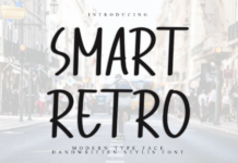 Smart Retro Font Poster 1