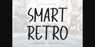 Smart Retro Font Poster 1