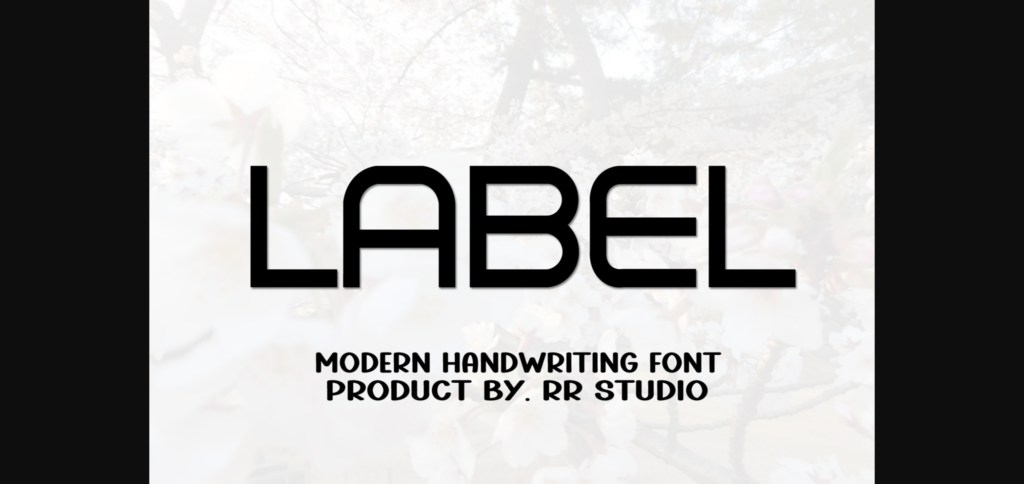 Smart Shifing Font Poster 7