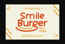 Smile Burger Font Poster 1