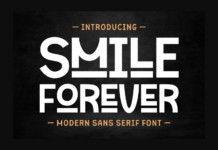 Smile Forever Font Poster 1