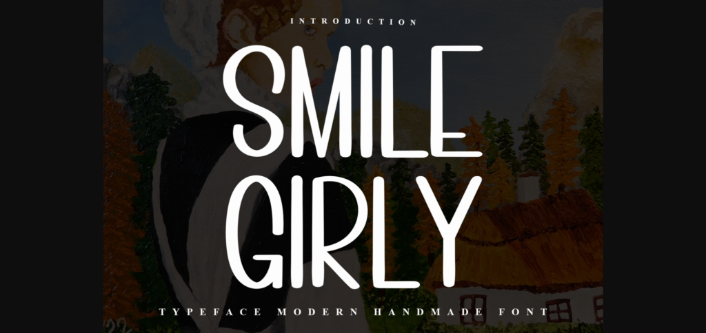 Smile Girly Font Poster 1