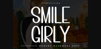 Smile Girly Font Poster 1