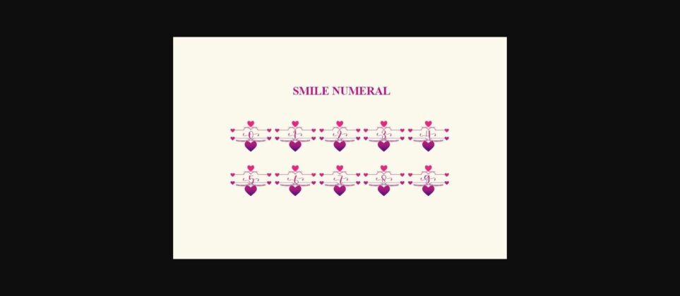Smile Monogram Font Poster 6