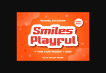 Smiles Playful Font Poster 1