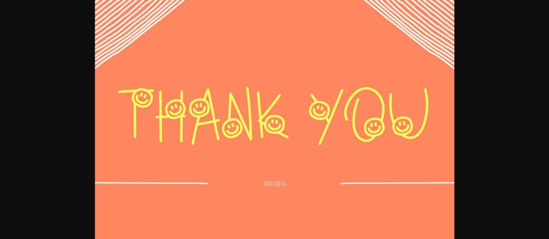 Smiley Happiness Font Poster 8