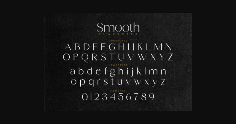 Smooth Font Poster 5