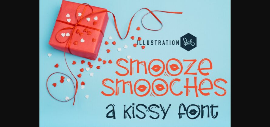Smooze Smooches Font Poster 3