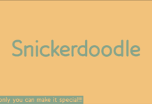 Snickerdoodle Font Poster 1