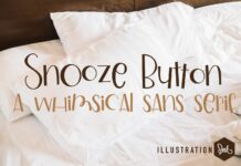 Snooze Button Font Poster 1