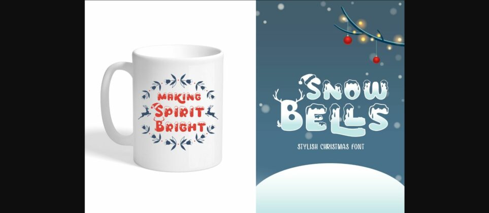 Snow Bells Font Poster 5