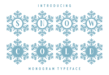 Snow Cold Font Poster 1