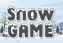 Snow Game Font Poster 1