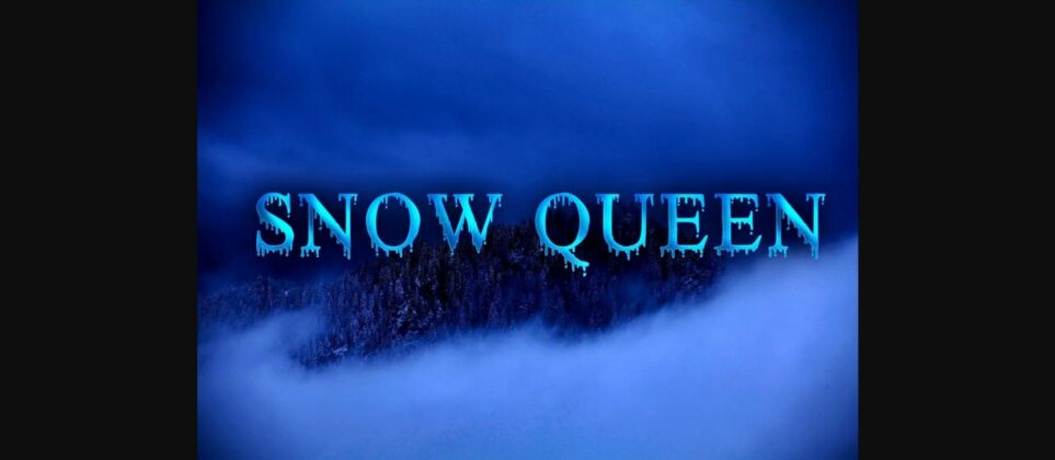 Snow Queen Font Poster 3