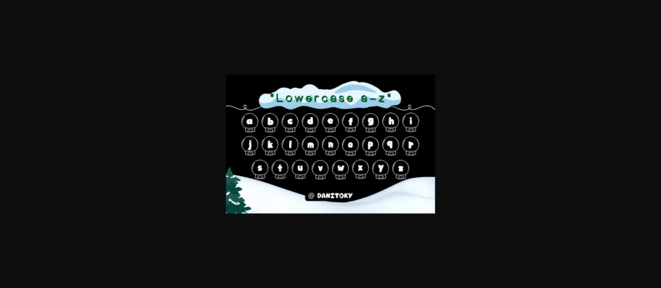 Snowball Font Poster 8