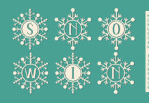 Snowin Font Poster 1