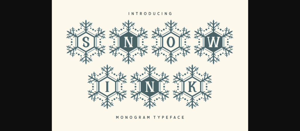 Snowink Font Poster 3