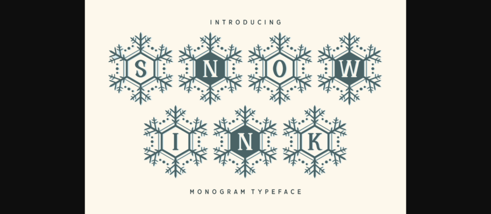 Snowink Font Poster 3