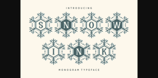 Snowink Font Poster 1